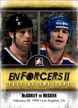 2013-14 In The Game Enforcers #137 Marty McSorley / Mark Messier Front