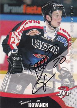 2004-05 Cardset Finland - Autographs #62 Tommi Kovanen Front