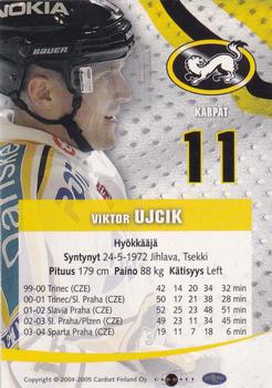 2004-05 Cardset Finland - Autographs #72 Viktor Ujcik Back