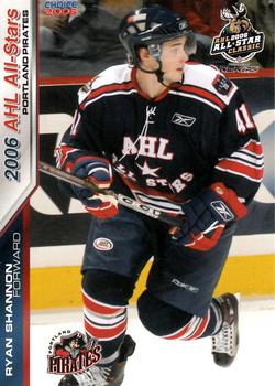 2005-06 Choice 2006 AHL All-Stars #35 Ryan Shannon Front