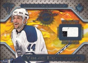 2000-01 Pacific Private Stock Titanium - Game-Used Gear #46 Yanic Perreault Front