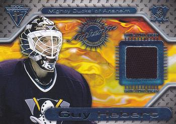 2000-01 Pacific Private Stock Titanium - Game-Used Gear #52 Guy Hebert Front