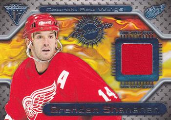 2000-01 Pacific Private Stock Titanium - Game-Used Gear #97 Brendan Shanahan Front
