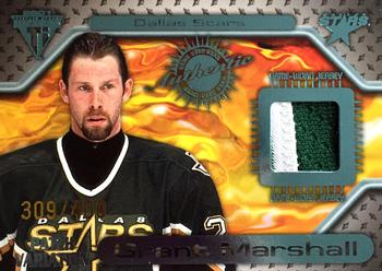 2000-01 Pacific Private Stock Titanium - Game-Used Gear Patch Variation #88 Grant Marshall Front