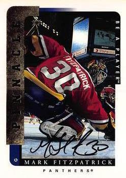 1996-97 Pinnacle Be a Player - Autographs #10 Mark Fitzpatrick Front