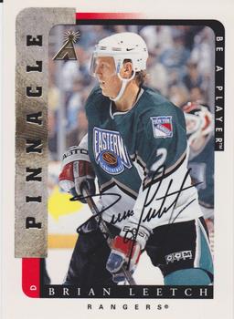 1996-97 Pinnacle Be a Player - Autographs #55 Brian Leetch Front
