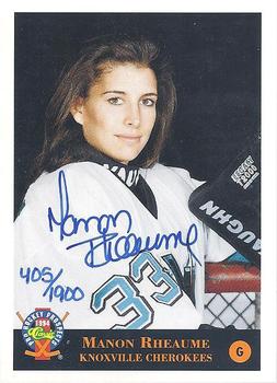 1994 Classic Pro Hockey Prospects - Autographs #NNO Manon Rheaume Front