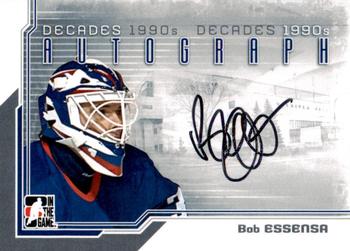 2013-14 In The Game Decades 1990s - Autographs #A-BE Bob Essensa Front