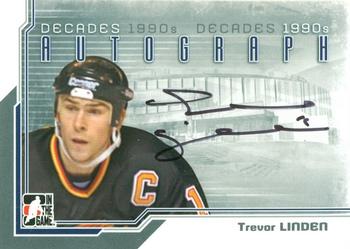 2013-14 In The Game Decades 1990s - Autographs #A-TL Trevor Linden Front