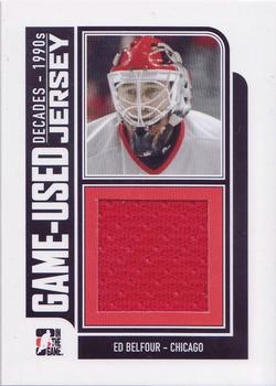 2013-14 In The Game Decades 1990s - Game Used Jerseys Black #M-09 Ed Belfour Front