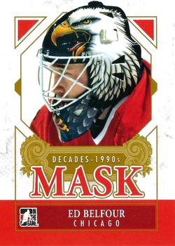 2013-14 In The Game Decades 1990s - Decades Mask #DM-07 Ed Belfour Front