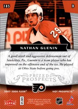 2007-08 Fleer Hot Prospects #185 Nathan Guenin Back
