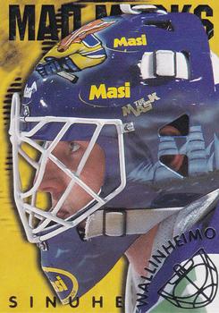 1998-99 Cardset Finland - Mad Masks #8 Sinuhe Wallinheimo Front