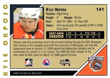 2007-08 In The Game Heroes and Prospects #141 Kyle Okposo Back