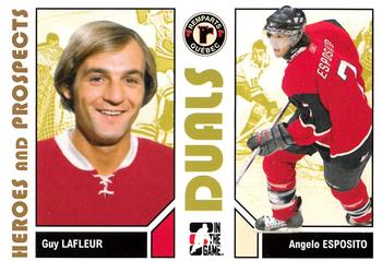 2007-08 In The Game Heroes and Prospects #94 Guy Lafleur / Angelo Esposito Front