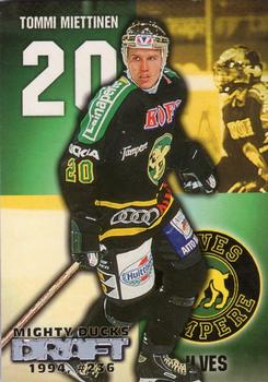 1999-00 Cardset Finland #253 Tommi Miettinen Front