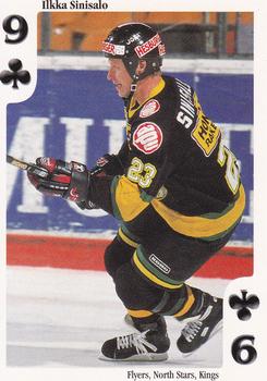 1999-00 Cardset Finland - Aces High #9♣ Ilkka Sinisalo Front