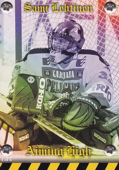 1999-00 Cardset Finland - Puckstoppers #4 Sami Lehtinen Back