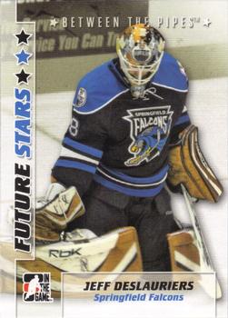 2007-08 In The Game Between the Pipes #17 Jeff Deslauriers Front
