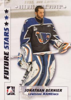 2007-08 In The Game Between the Pipes #23 Jonathan Bernier Front