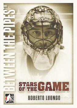 2007-08 In The Game Between the Pipes #72 Roberto Luongo Front