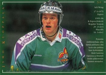 1996-97 Leaf Sisu SM-Liiga (Finnish) #52 Ismo Kuoppala Back