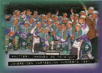 1996-97 Leaf Sisu SM-Liiga (Finnish) #170 Jokerit kohti kultaa Back