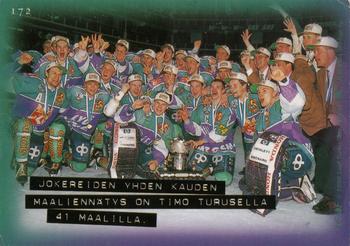 1996-97 Leaf Sisu SM-Liiga (Finnish) #172 Jokerit kohti kultaa Back