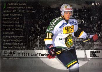 1995-96 Leaf Sisu SM-Liiga (Finnish) - Spotlights #8 Juha Hautamaa Back