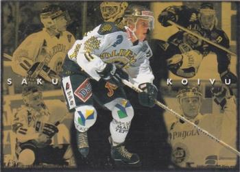 1995-96 Leaf Sisu SM-Liiga (Finnish) - Super Chase #NNO Saku Koivu Golden Helmet Back