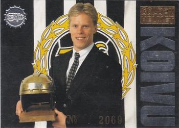 1995-96 Leaf Sisu SM-Liiga (Finnish) - Super Chase #NNO Saku Koivu Golden Helmet Front