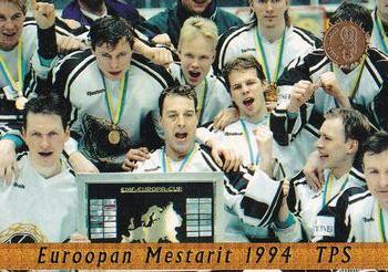 1994-95 Leaf Sisu SM-Liiga (Finnish) #193 Euroopan Mestarit 1994 Front