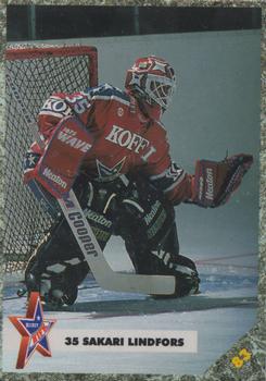1993-94 Leaf Sisu SM-Liiga (Finnish) #83 Sakari Lindfors Front