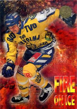 1994-95 Leaf Sisu SM-Liiga (Finnish) - Fire on Ice #20 Jari Torkki Front
