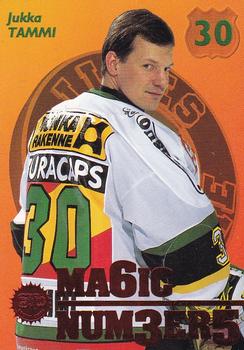 1994-95 Leaf Sisu SM-Liiga (Finnish) - Magic Numbers #10 Jukka Tammi Front