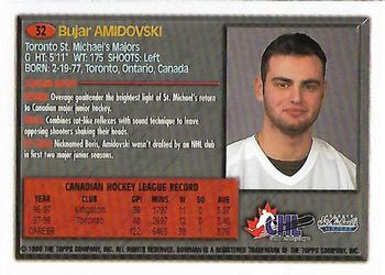 1998 Bowman CHL #32 Bujar Amidovski Back