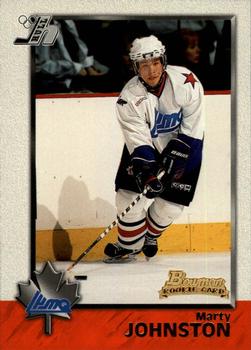 1998 Bowman CHL #86 Marty Johnston Front