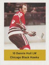 1974-75 NHL Action Stamps #NNO Dennis Hull Front