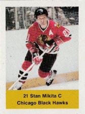 1974-75 NHL Action Stamps #NNO Stan Mikita Front
