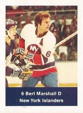 1974-75 NHL Action Stamps #NNO Bert Marshall Front