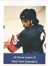 1974-75 NHL Action Stamps #NNO Dave Lewis Front