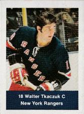 1974-75 NHL Action Stamps #NNO Walter Tkaczuk Front
