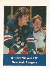 1974-75 NHL Action Stamps #NNO Steve Vickers Front