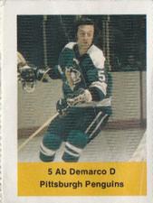1974-75 NHL Action Stamps #NNO Ab DeMarco Front
