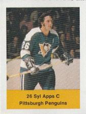 1974-75 NHL Action Stamps #NNO Syl Apps Front