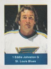 1974-75 NHL Action Stamps #NNO Eddie Johnston Front