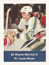 1974-75 NHL Action Stamps #NNO Wayne Merrick Front