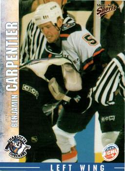 2000-01 Multi-Ad Charlotte Checkers (ECHL) #31 Ben Carpentier Front