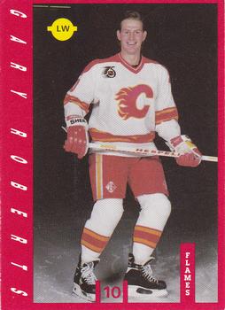 1991-92 IGA Calgary Flames #NNO Gary Roberts Front