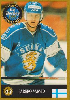 1995 Semic Ice Hockey (Finnish) #44 Jarkko Varvio Front